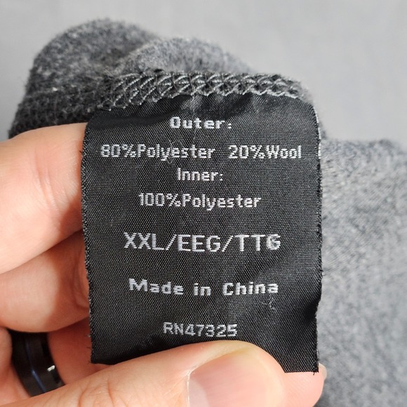 Omniwool Shirt Mens XXL Gray Baselayer Long Sleeve Crew Neck Outdoor Hiking - Picture 7 of 9